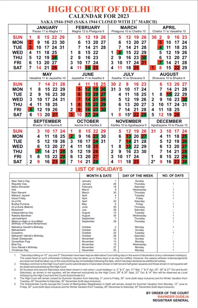 2024 Holiday Calendar Delhi Police Department - Esme Jordanna