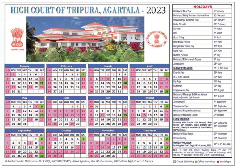 Calcutta High Court Holiday List 2024 Tate Griselda